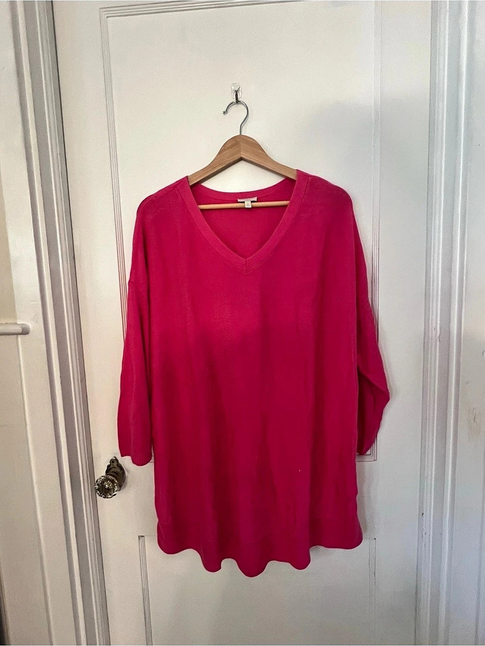 Talbots V-Neck Tunic in Pink Size 3X Like New